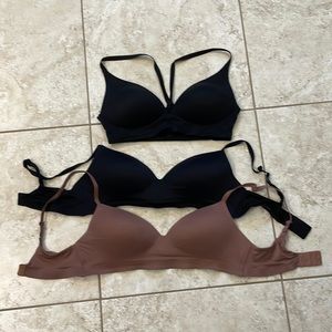 36C soma Enbliss wireless bras and 1 Victoria Secret bralette